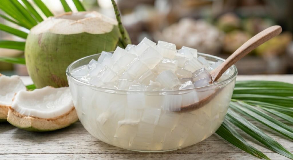 Ly thạch dừa truyền thống Ánh Hồng quen thuộc.