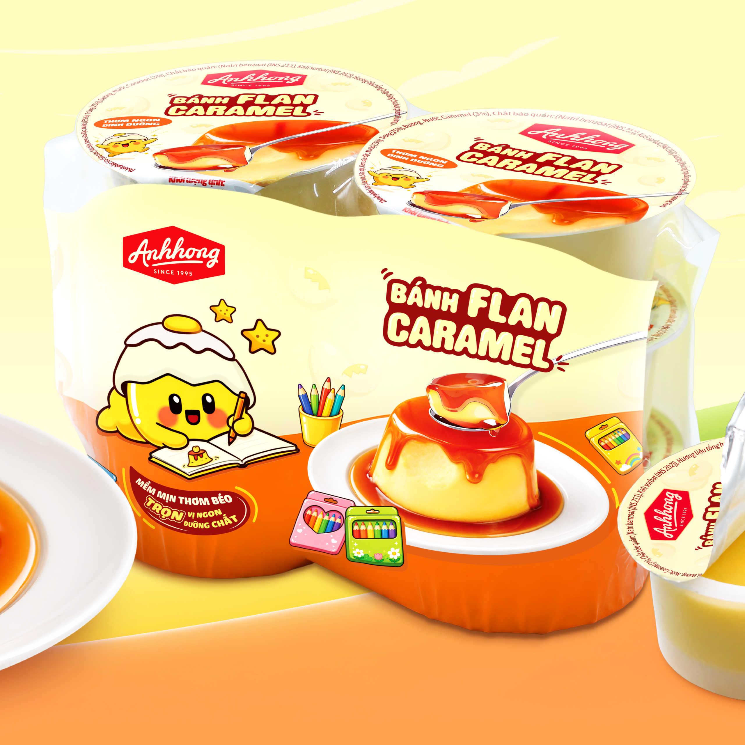 Hình ảnh bánh Flan