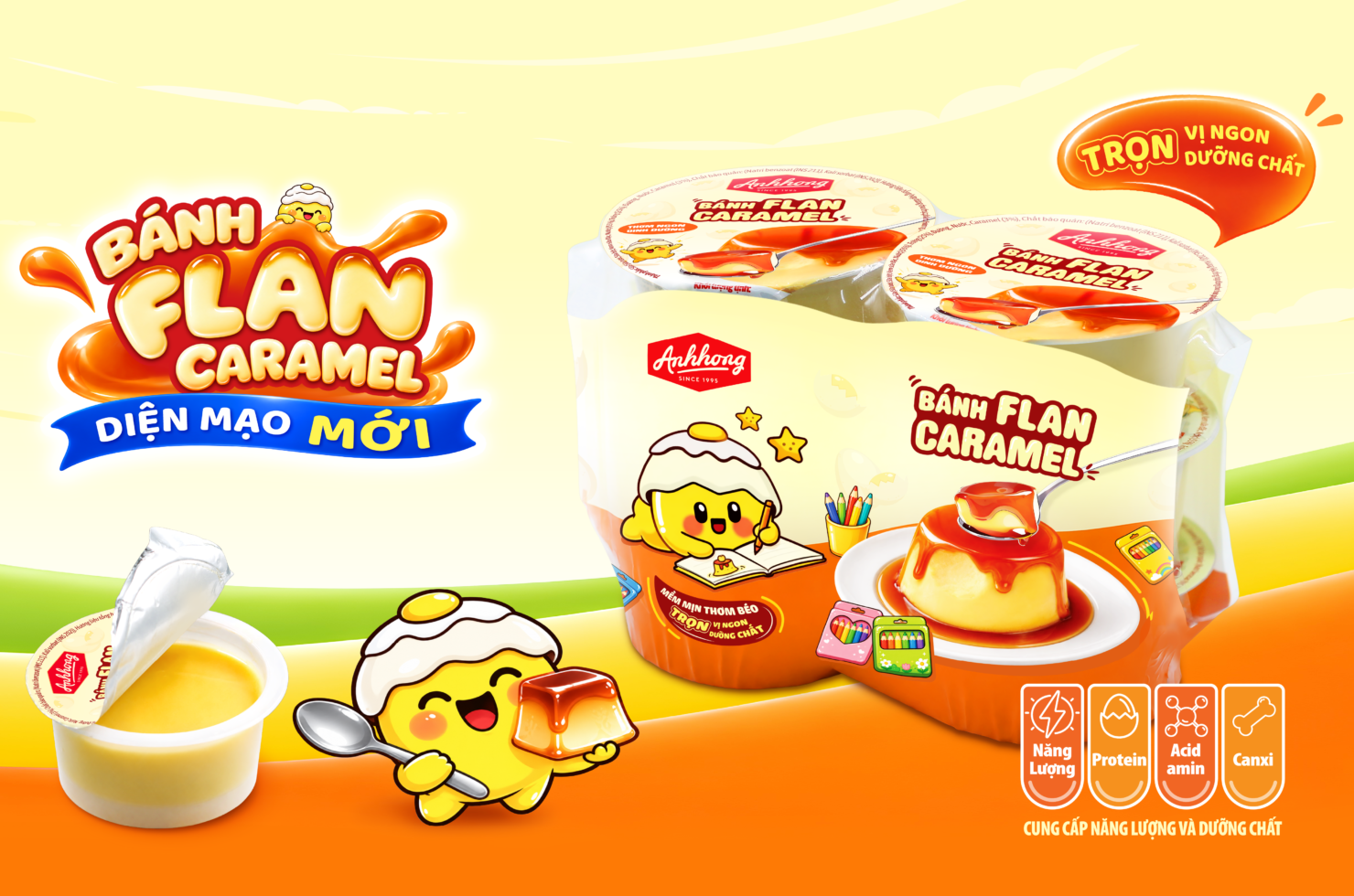KV Flan Truyền Thống